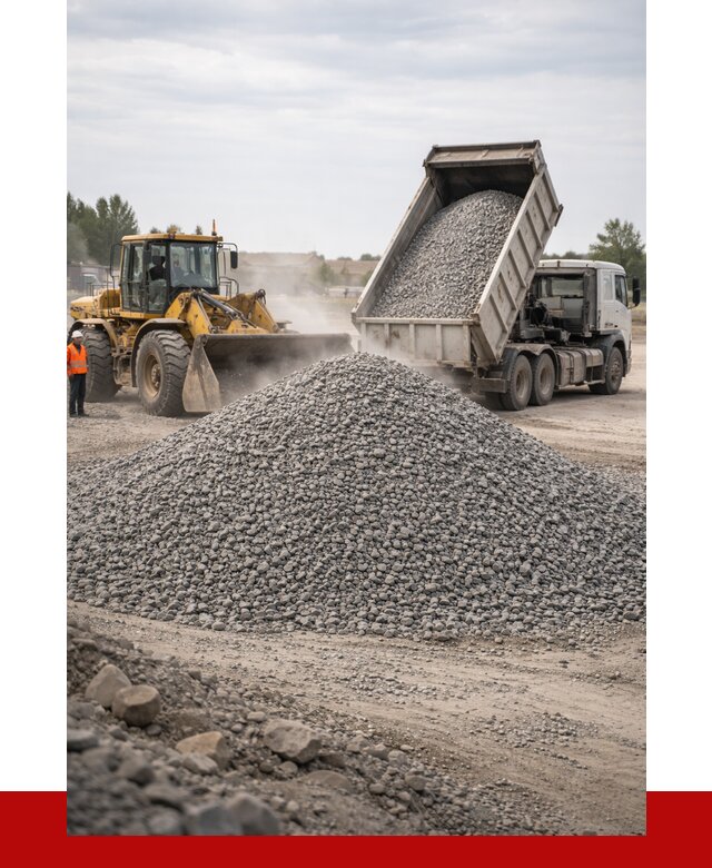 Купить щебень с доставкой в Новодвинске от 2557 руб. | ПРОНЕРУДНвд