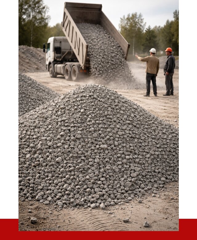 Гранитный щебень фракция 0-5 в Новодвинске от 2966 руб ПРОНЕРУДНвд