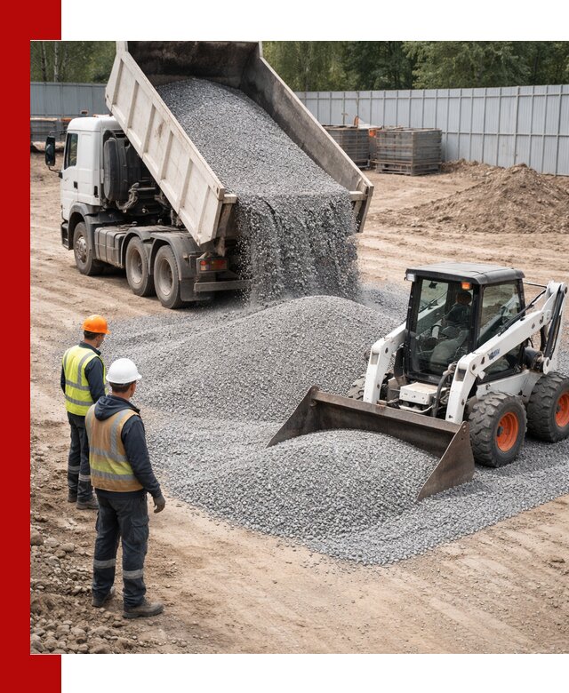 Доставка и продажа гранитного щебня фракции 0-5 в Новодвинске