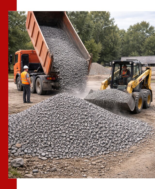 Купить гранитный щебень фракции 5–10 в Новодвинске с доставкой