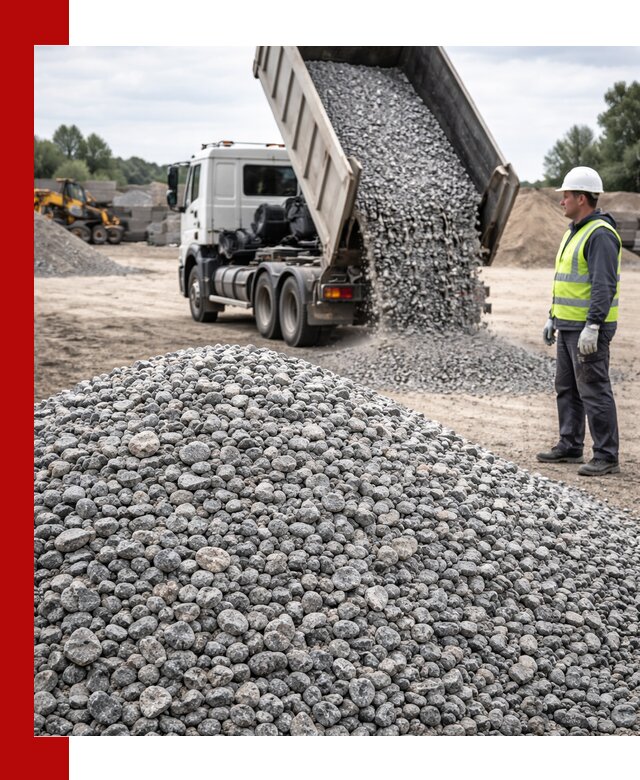 Доставка и продажа гранитного щебня фракции 5-20 в Новодвинске