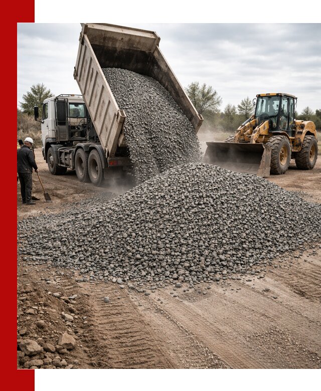 Гранитный щебень фракция 10-20 с доставкой в Новодвинске