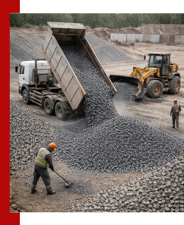 Щебень габбро-диабаз фр. 5-20 с доставкой в Новодвинске