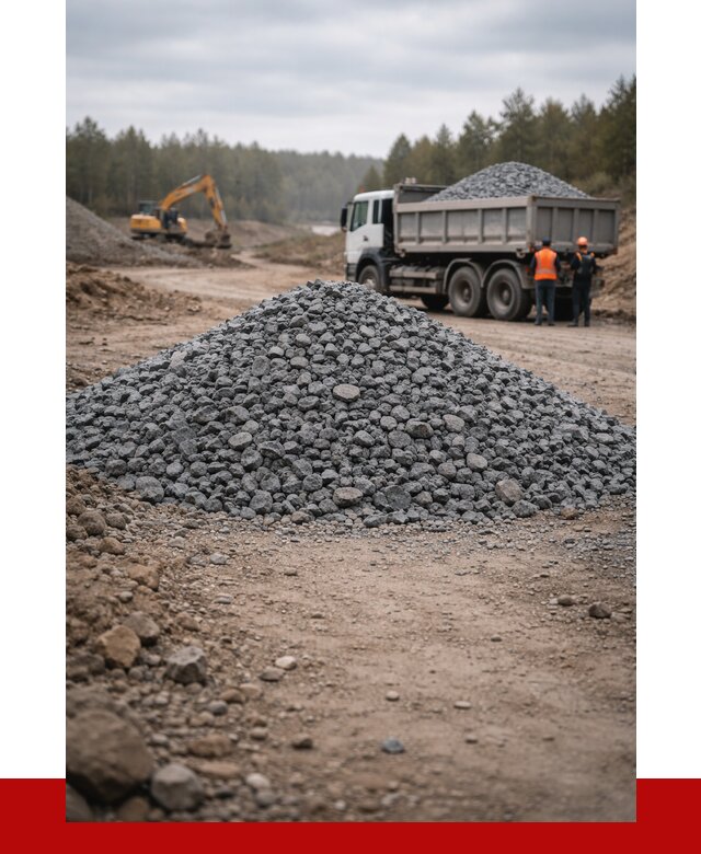 Щебень габбро диабаз фракция 40-70 в Новодвинске от 2250 р-ПРОНЕРУДНвд