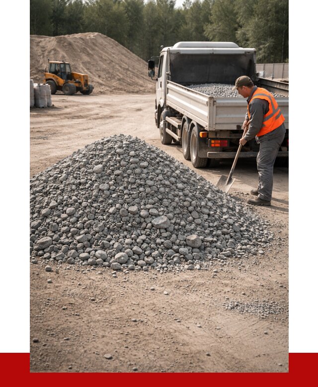 Гравийный щебень фракция 5-10 в Новодвинске от 2250 р. | ПРОНЕРУДНвд