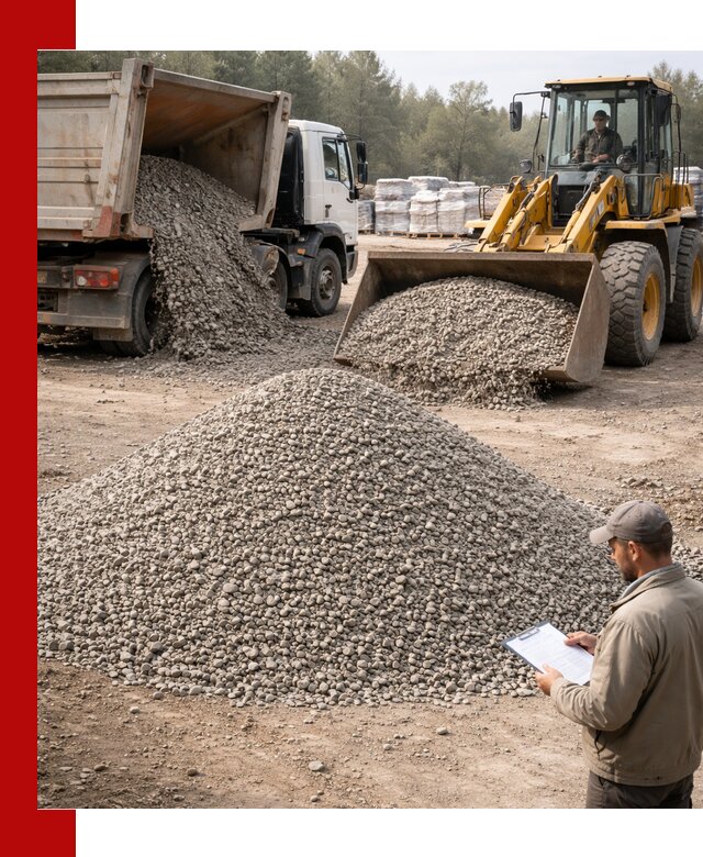 Гравийный щебень фракция 5–10 с доставкой в Новодвинске