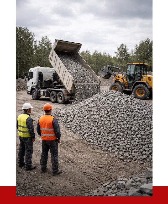 Гравийный щебень фракция 40-70 в Новодвинске от 9716р | ПРОНЕРУДНвд