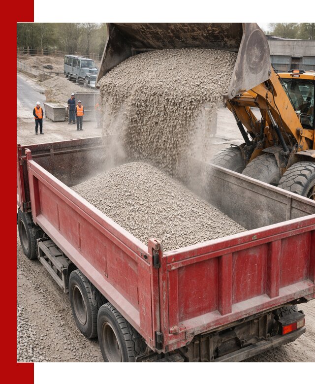 Купить известняковый щебень фракции 0-5 с доставкой в Новодвинске