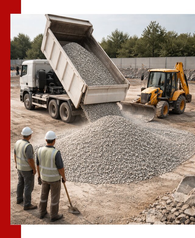 Купить известняковый щебень фракции 5–10 мм с доставкой в Новодвинске