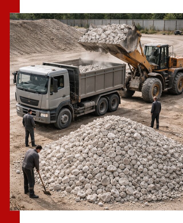 Известняковый щебень фракция 70–150 с доставкой в Новодвинске