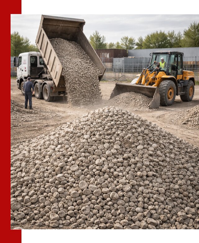 Доломитовый щебень фракции 20–41 с доставкой в Новодвинске