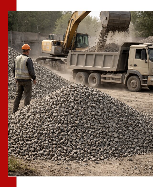Шлаковый щебень фракция 5-20 с доставкой в Новодвинске