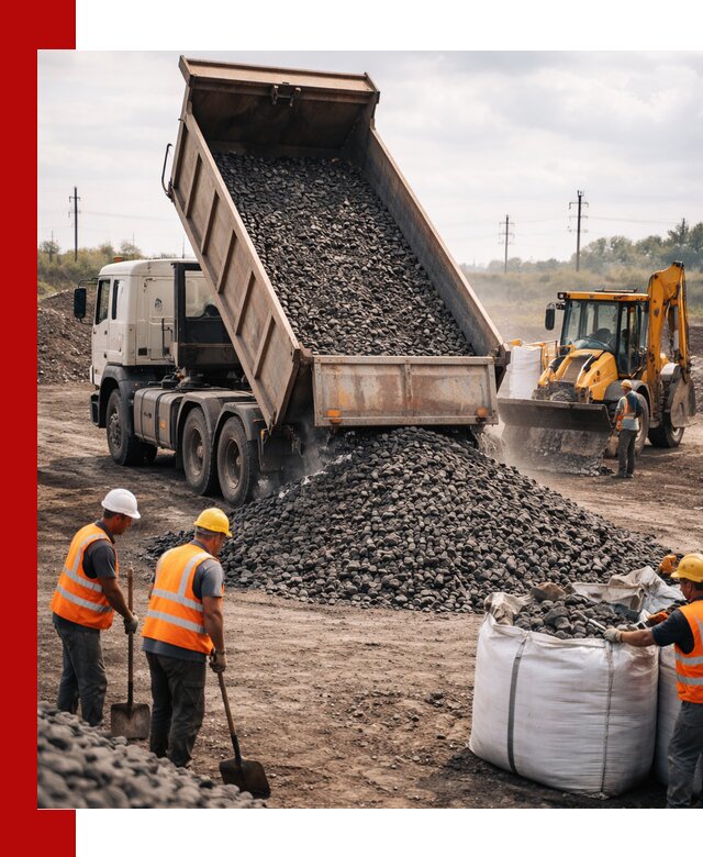 Шлаковый щебень фракция 40-70 с доставкой в Новодвинске