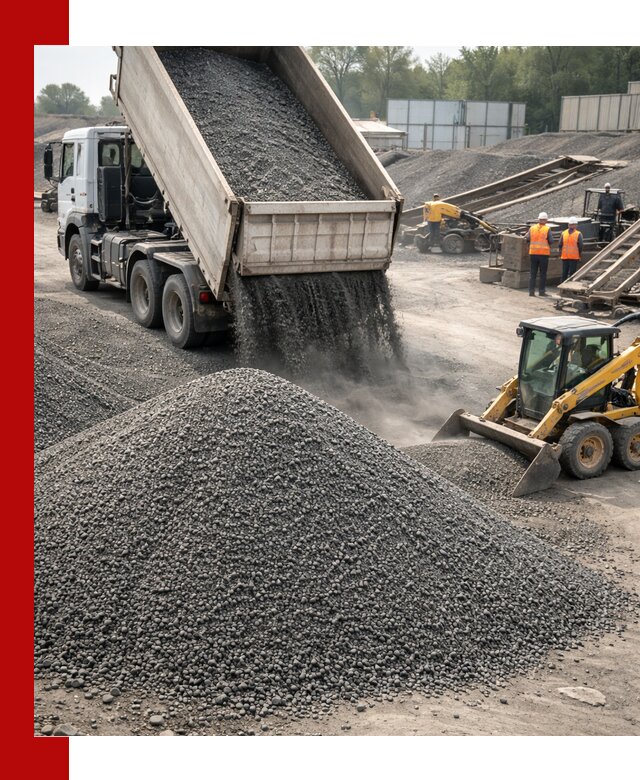 Вторичный щебень фракция 0–5 с доставкой в Новодвинске
