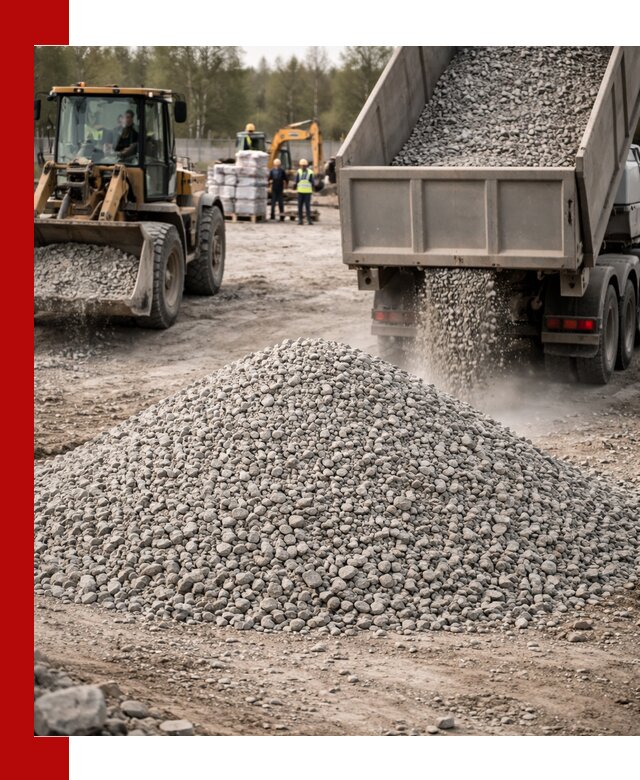 Вторичный щебень фракции 5-20 в Новодвинске — доставка и продажа крупнотоннажно