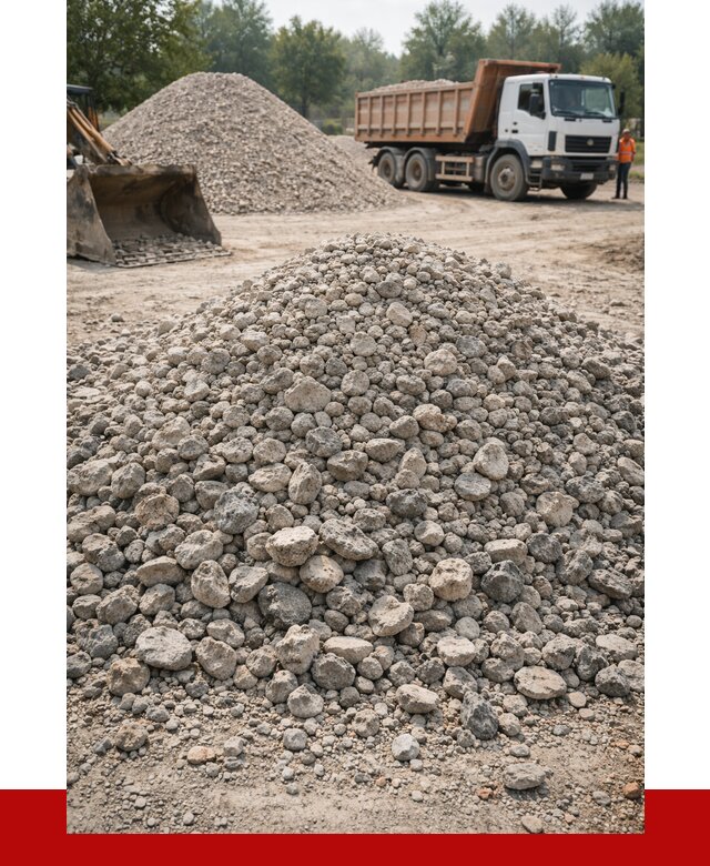 Вторичный щебень фракция 20-40 в Новодвинске от 2250 р ПРОНЕРУДНвд