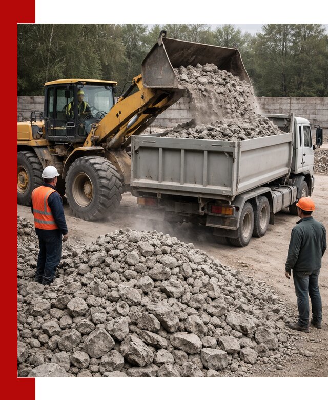 Вторичный щебень фракция 70–150 в Новодвинске с доставкой