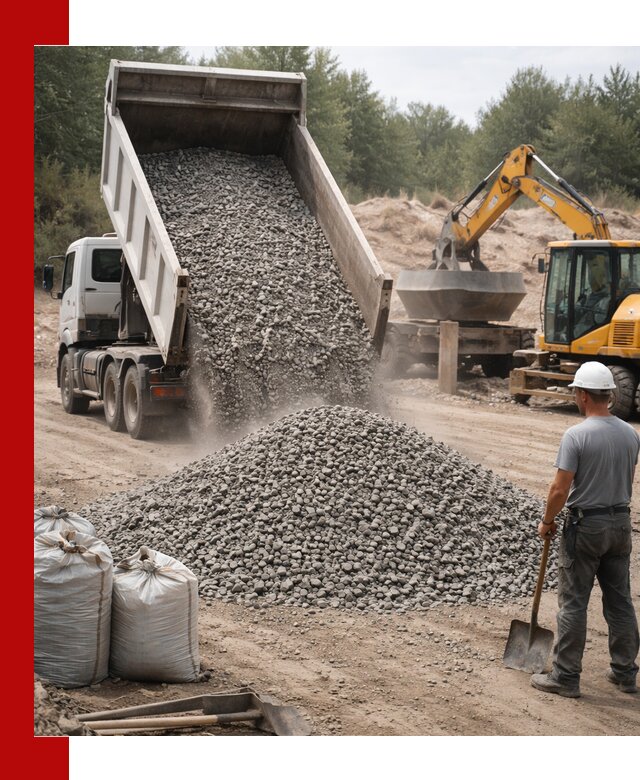 Доставка и продажа бетонного щебня в Новодвинске