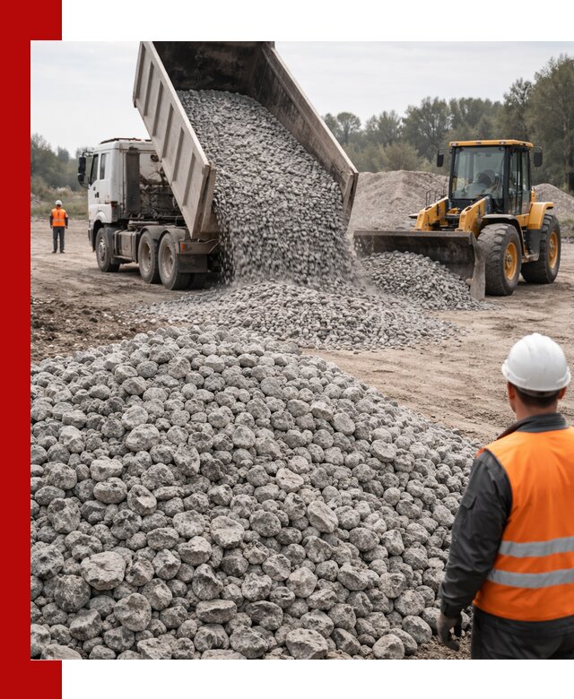 Доставка бетонного щебня фракции 20-40 в Новодвинске