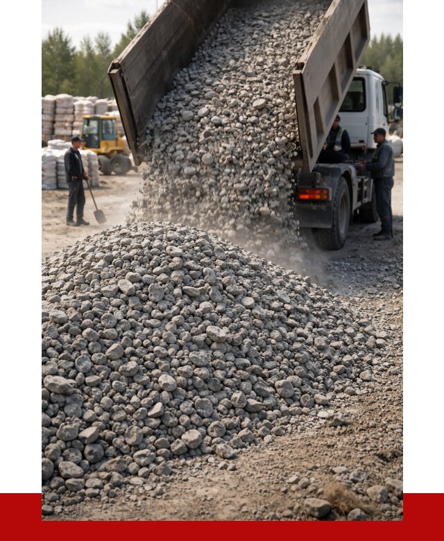 Бетонный щебень фракция 40-70 в Новодвинске от 1841 р. ПРОНЕРУДНвд