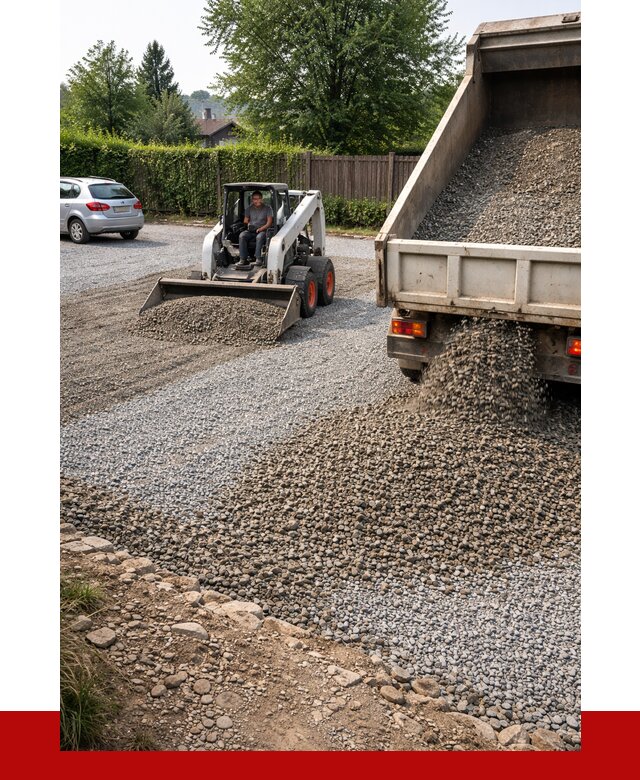 Щебень для парковки в Новодвинске с доставкой от 1227 р.| ПРОНЕРУДНвд