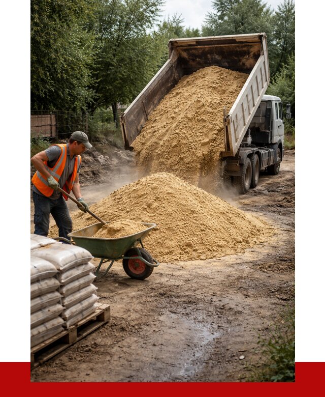 Купить песок с доставкой в Новодвинске от 1841 р. | ПРОНЕРУДНвд