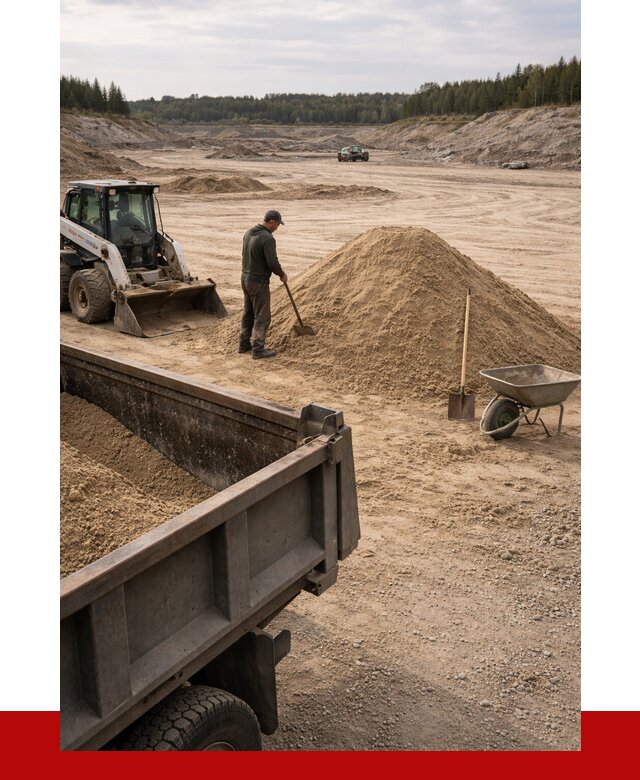 Карьерный песок среднезернистый в Новодвинске, от 2250 р. ПРОНЕРУДНвд