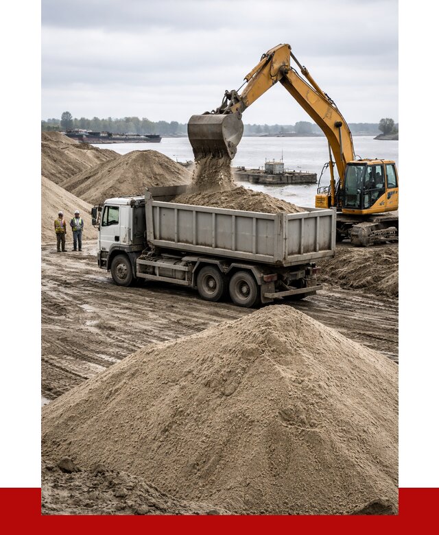 Купить речной песок навалом в Новодвинске от 1841 р., ПРОНЕРУДНвд