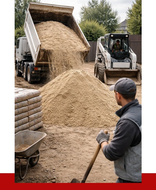 Мытый речной песок с доставкой в Новодвинске от 1483 р. | ПРОНЕРУДНвд