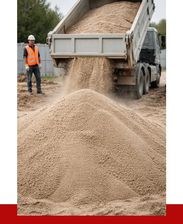 Купить сеяный песок с доставкой в Новодвинске от 2250 р ПРОНЕРУДНвд