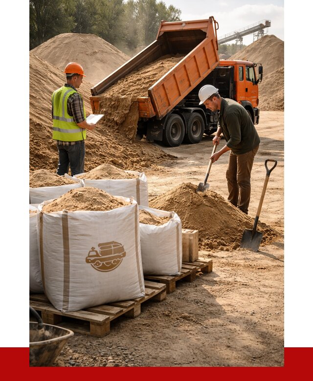 Строительный песок в Новодвинске от 2250 р. с доставкой, ПРОНЕРУДНвд