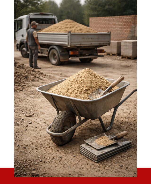 Песок для кладки в Новодвинске с доставкой от 2250 р. | ПРОНЕРУДНвд