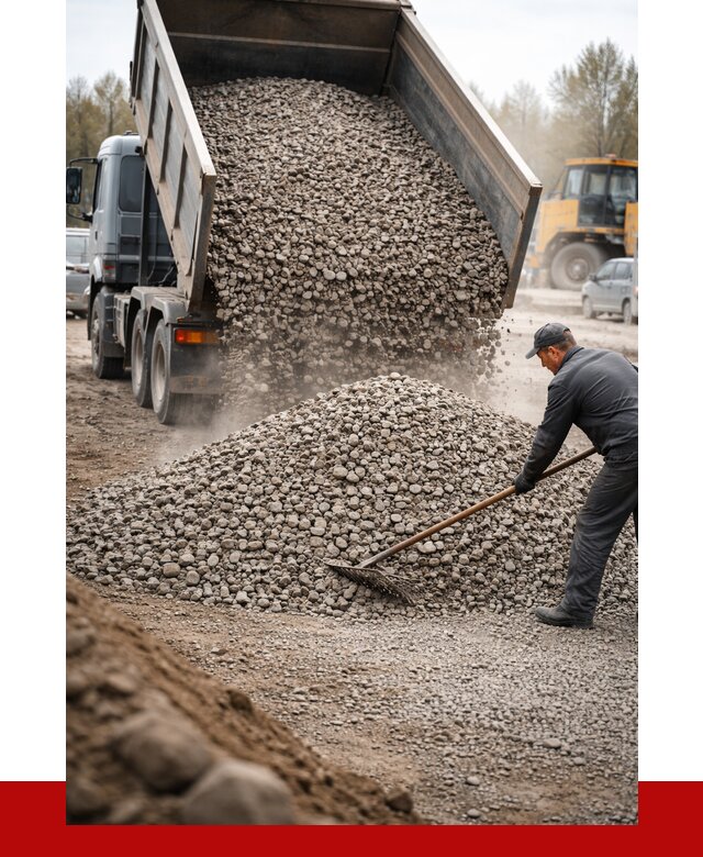 Гравий фракция 20-40 в Новодвинске от 2557 р. доставка | ПРОНЕРУДНвд