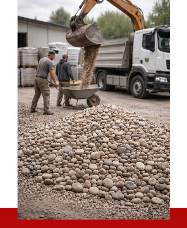 Галька декоративная в Новодвинске от 3273 р. за куб | ПРОНЕРУДНвд