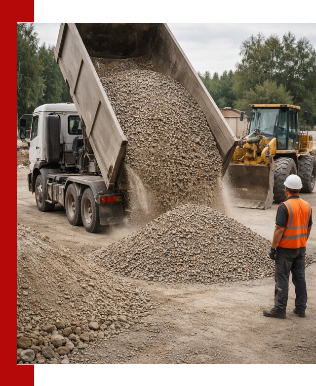 Доставка щпс в Новодвинске — щебеночно-песчаная смесь под заборы и дорожки