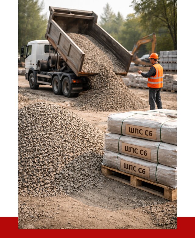ЩПС С6 в Новодвинске с доставкой от 2250 р. за куб | ПРОНЕРУДНвд