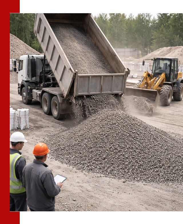 Доставка и продажа гранитного отсева 0-10 в Новодвинске