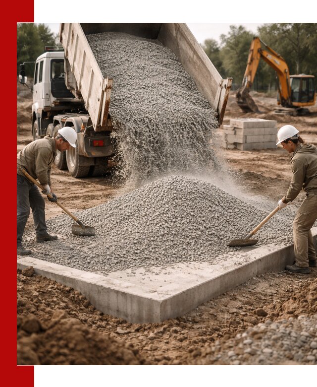 Доставка и продажа отсева для бетона в Новодвинске