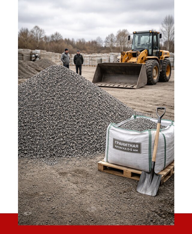 Купить гранитную крошку в Новодвинске от 4909 р. с доставкой | ПРОНЕРУДНвд