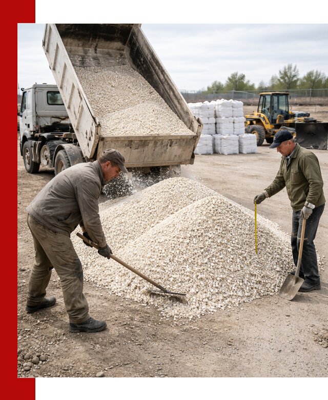 Мраморная крошка с доставкой и разгрузкой в Новодвинске