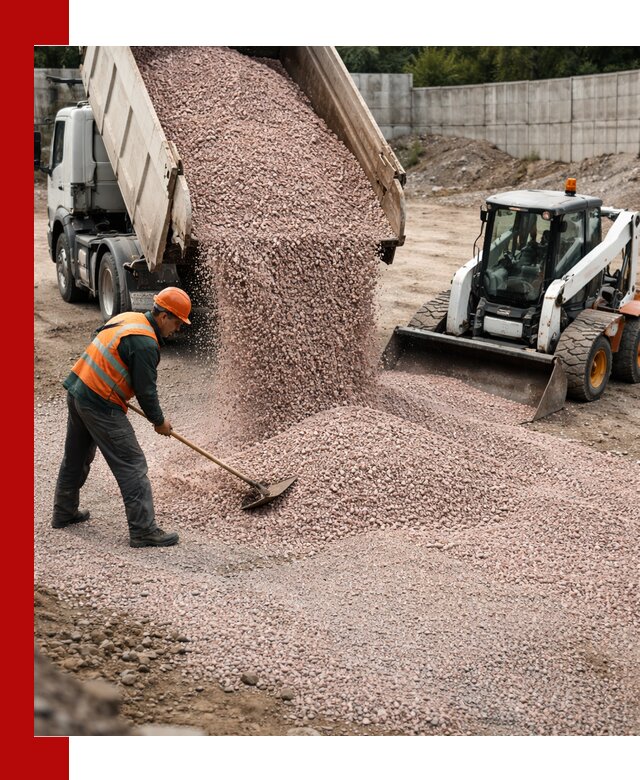Крошка розовый гранит с доставкой в Новодвинске от производителя