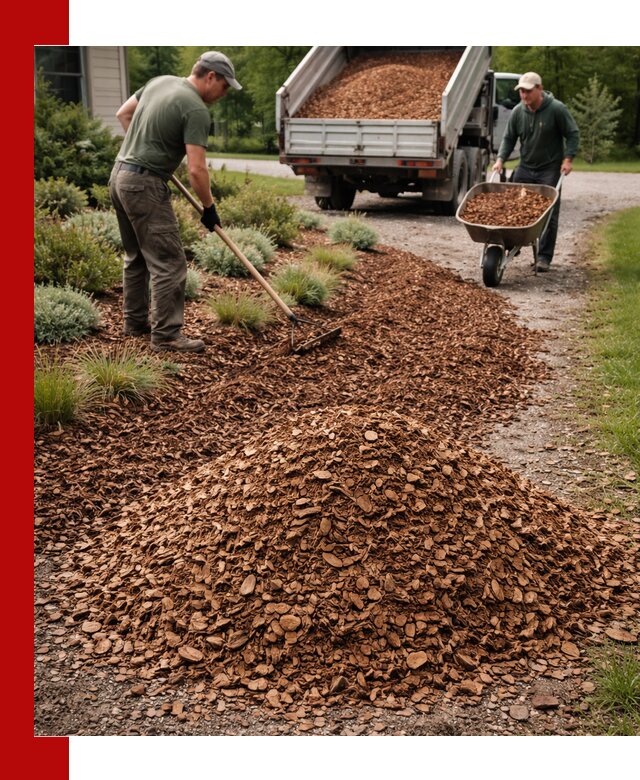 Крошка для мульчирования с доставкой в Новодвинске
