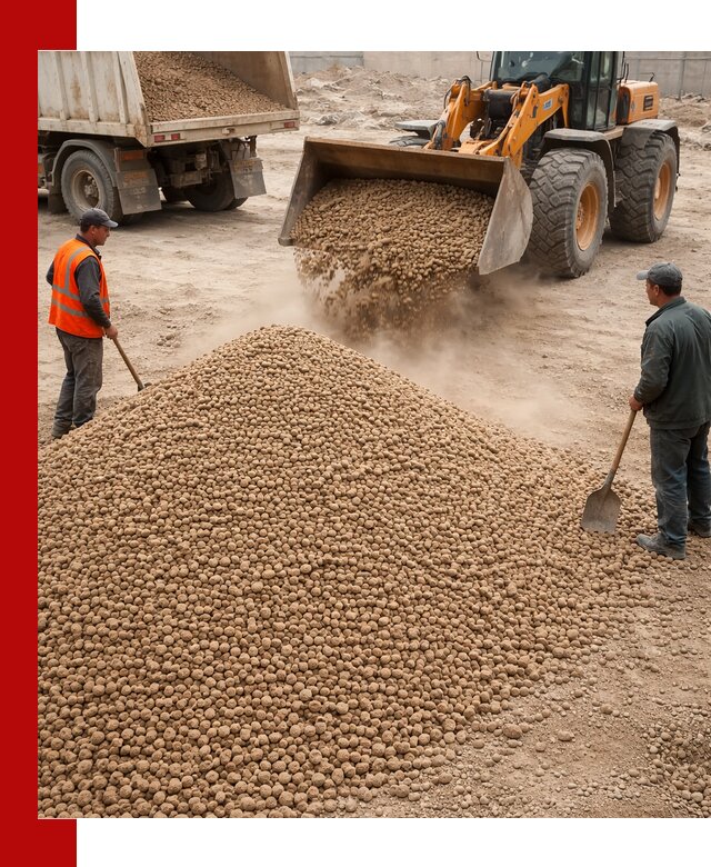 Керамзит фракция 10-20 с доставкой в Новодвинске
