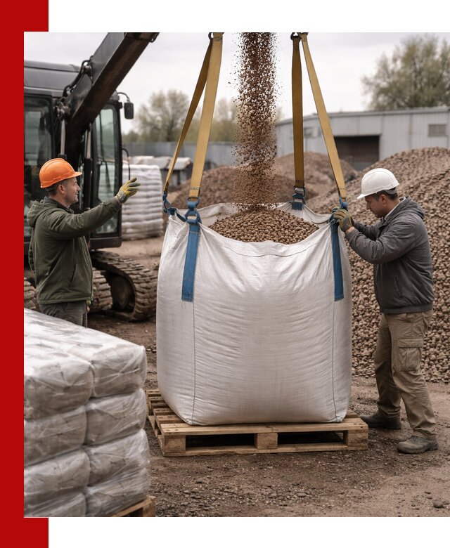 Керамзит в биг-бегах с доставкой в Новодвинске