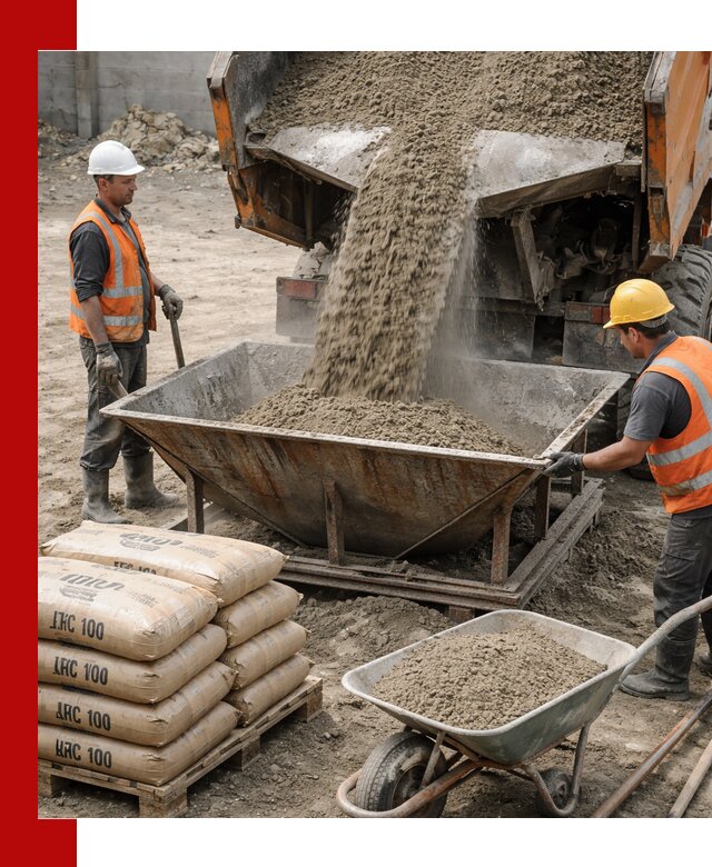 Доставка цементно-песчаной смеси М100 в Новодвинске