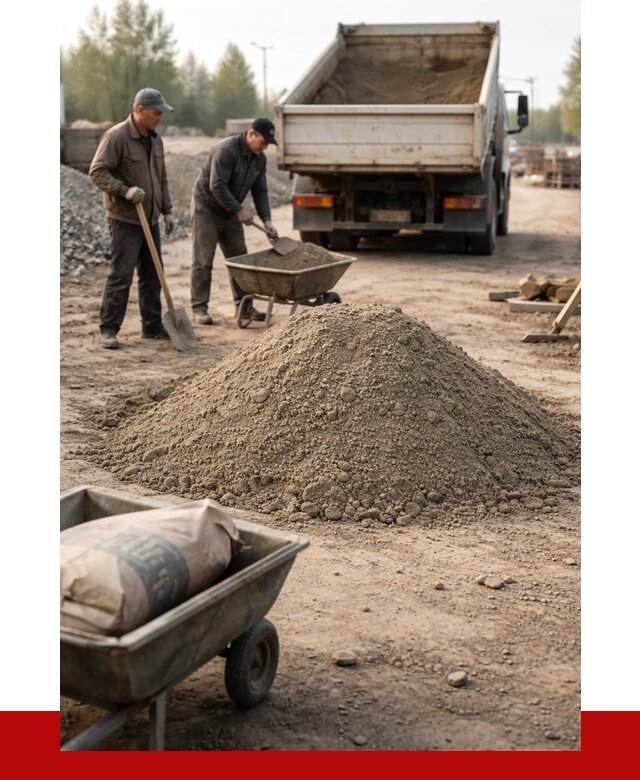 Цементно-песчаная смесь М150 в Новодвинске от 4807 р. | ПРОНЕРУДНвд