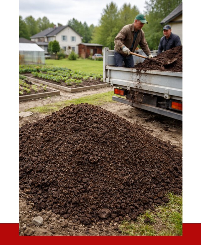 Плодородный грунт в Новодвинске с доставкой от 4295 р. | ПРОНЕРУДНвд