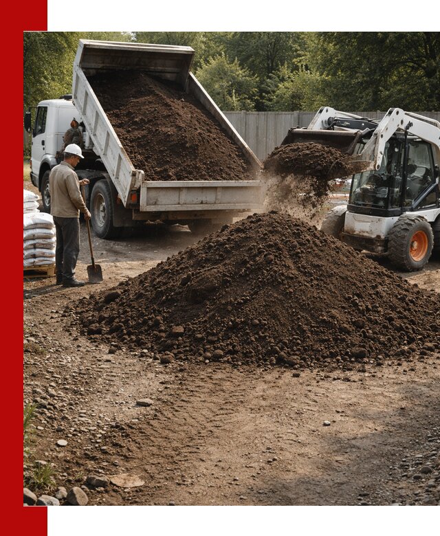 Доставка растительного грунта в Новодвинске от производителя оптом и в розницу