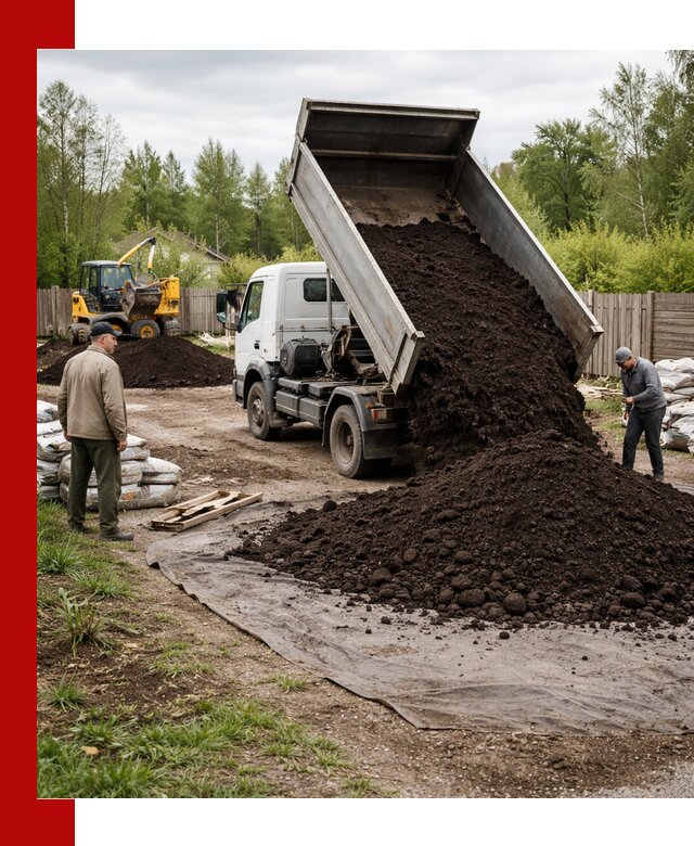 Доставка качественного почвогрунта в Новодвинске оптом и в розницу