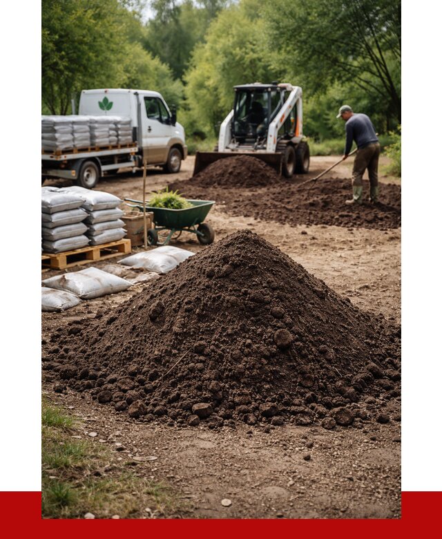 Грунт для озеленения с доставкой в Новодвинске от 1841 р. | ПРОНЕРУДНвд